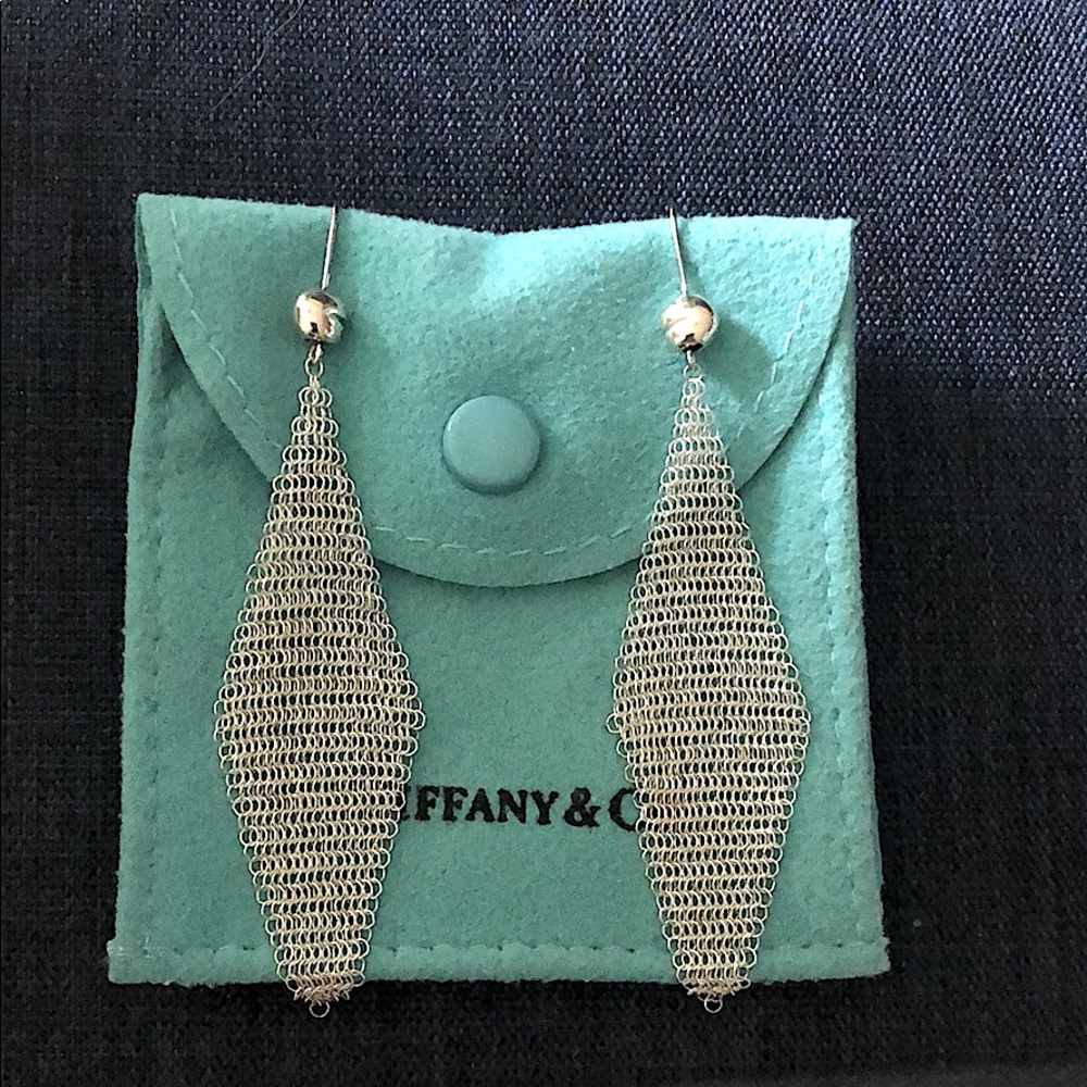 Tiffany Elsa Peretti mesh earrings